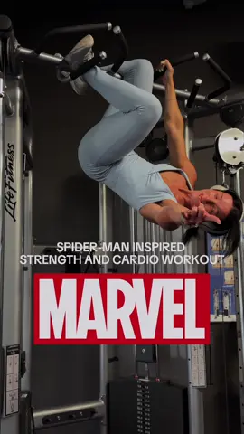 MARVEL CHARACTER WORKOUT SERIES: SPIDER-MAN EDITION 🕸️✨🖤 let me know who you want to see next 🤭