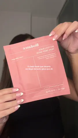 Me perguntaram se eu tinha feito botox esse dia!!!!  viralizada por bons motivos 🤓 #skincare #skincarecoreano #sheetmask #glassskin #glow #biodance  Biodance - bio collagen real deep mask 