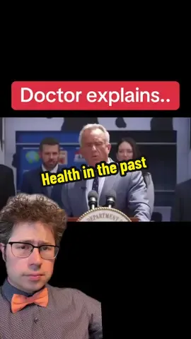 RFK Jr likes to romanticize the past in order to make it seem like we are worse off than we are. #health #tiktokdoc #LearnOnTikTok #USHistory