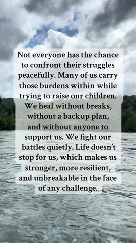 Behind every smile lies a story of resilience. 💪✨ As we navigate the chaos of parenthood and personal battles, we learn to transform our struggles into strength. Here's to the quiet warriors who carry the weight and still rise. 🌟 #Unbreakable #Resilience #Motherhood #parenthood 