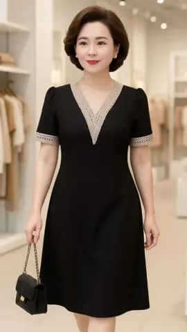 Đầm suông trung niên phối ren về 3 màu #Thoitrangtrungnien #VayDepTrungNien #PhongCachLichSu #MacDepMoiNgay #ReviewThatTam #xuhuong 