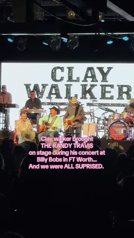 THIS WAS A CORE MEMORY FOR SURE!!!! Two of my FAVORITE artists on stage together. @Clay Walker and @RandyTravis✔️   I will NEVER forget this night! #claywalker #randytravis #countrymusic #billybobstexas #texas #music #concert #bucketlist #corememories 