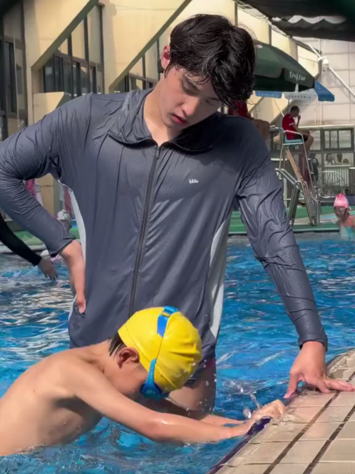 #boy #coach #swimming #chineseboy #ผู้ชายจีน #富基君