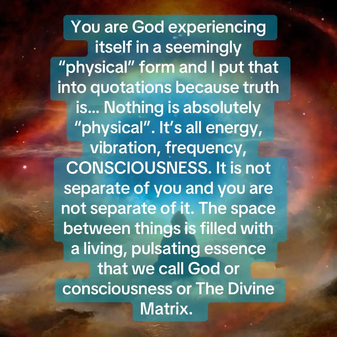 You are the INFINITE SOURCE expressing itself for a short while in a seemingly “physical” way ♥️. #cantstopthefeeling #universe #universemessage #howtomanifest 