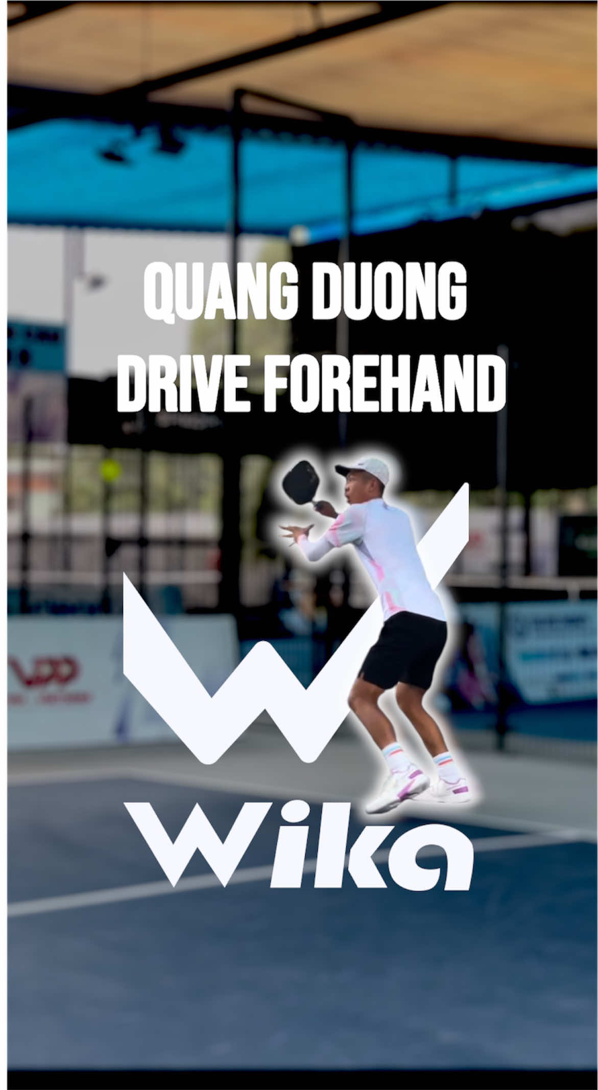 Quang Duong luyện tập Drive Forehand #quangduongpickleball #quangduong #pickleball 