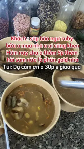 Súp bào ngư ruby 1 best saler nha em #anthaoquan #supbaongu 