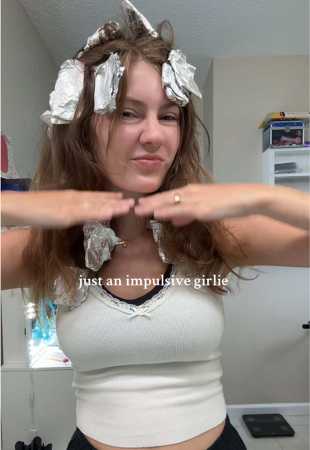 it’s either now or now with me #hairtok #hair #MomsofTikTok #impulsive #momtok 