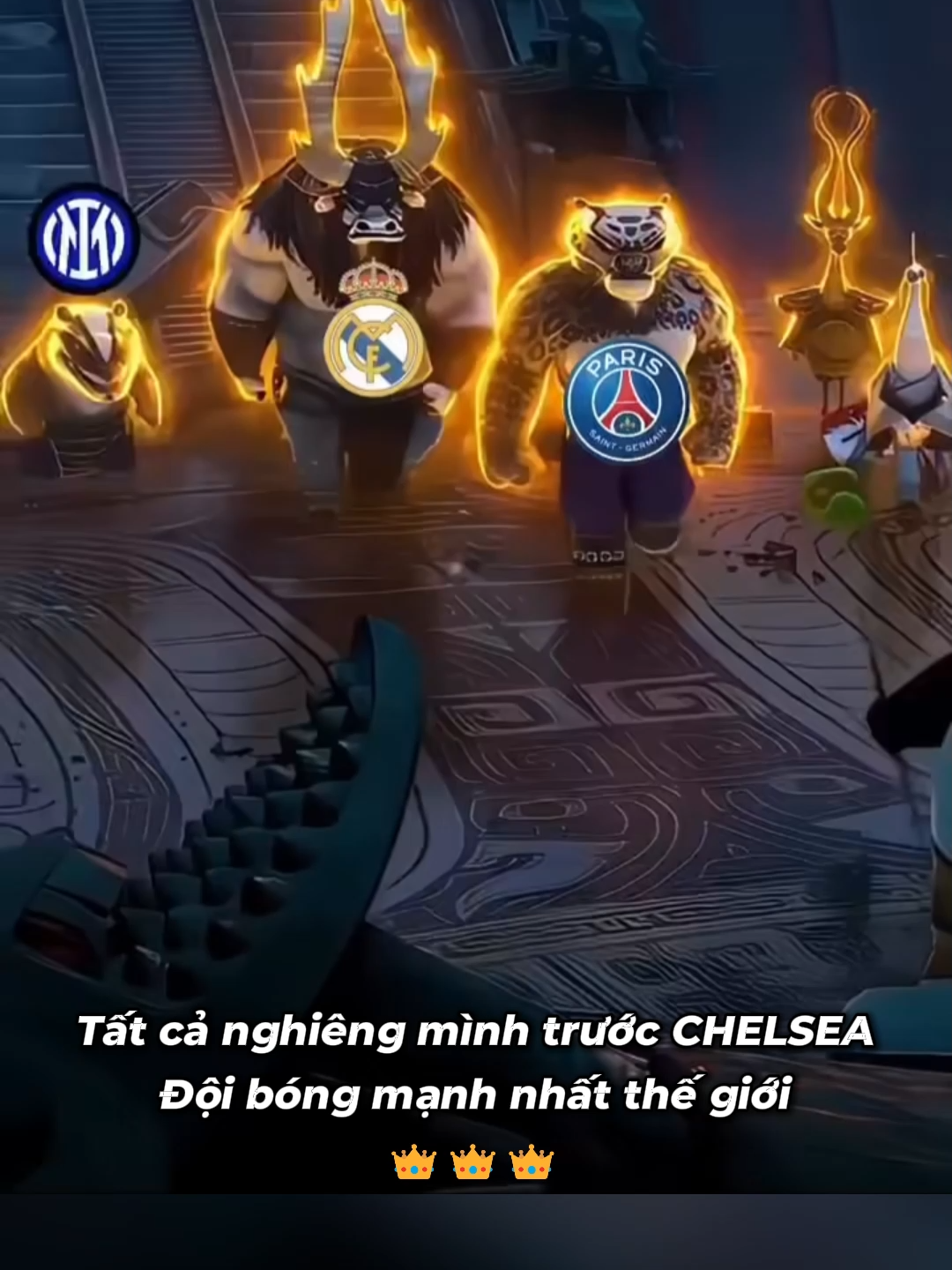Đội bóng duy nhất có đủ hết mọi danh hiệu của bóng đá 👑👑👑 #chelsea #psg #funny #meme #fifaclubworldcup #thethaomoingay #thethao247