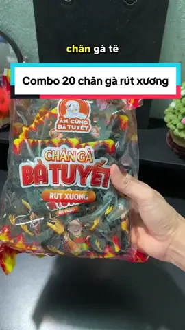 Combo 20 chân gà rút xương tê cay của nhà bà Tuyết #thienmink1 #ancungtiktok #ancungbatuyet #doanvat #changabatuyet #anvat #snack