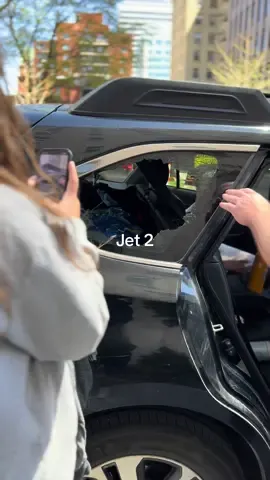 The fuc*ers were disappointed we only had dirty laundry in the car. 