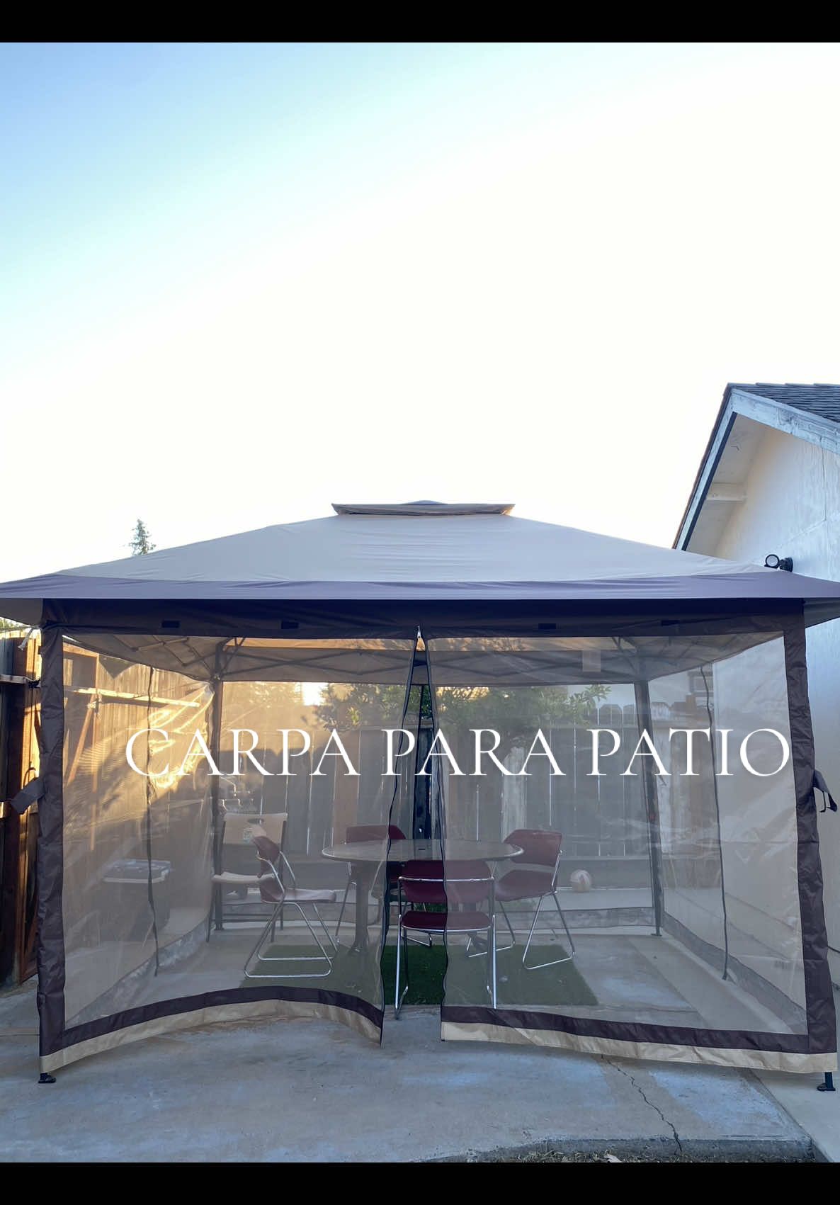 Carpa para patio en un buen precio #carpa #Canopy #Tent #Gazebo #garveehome #patiodecor #dealsforyoudays 