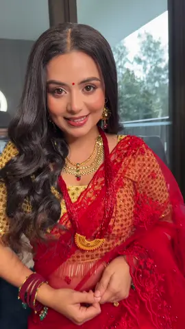 So grateful to glam this truly humble & kind yet gorgeous Nepali movie star Neeta Dhungana — here in Sydney 💕@Neeta Dhungana  #creatorsearchinsights #nepalistar #neetadhungana #hairnmakeupbyneeru #sydhmua 