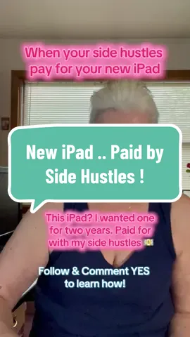 My new iPad… fully paid for thanks to my side hustles! 💖✨  If you’re ready to make money from home, supplement your income, or finally treat yourself without guilt, I’ve got simple, low-cost ways you can start today.  No selling, no big learning curves — just real solutions!  Follow & Comment YES for details!  #WorkFromHome #MakeMoneyOnline #EasySideHustles #10DollarMembershipClub #GetPaidToWriteLetters #EarnMoneyFromHome #barbaraarbster  #unitedstates #Makemoneywithsidehustles