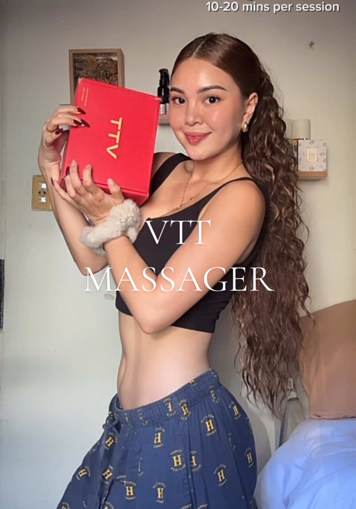 I use this 2x a day (10-20 mins per session). Mode 1, 99 intensity. #vtt #vttmassager #vttmassagemachine #multifunctional #massager #absworkout 