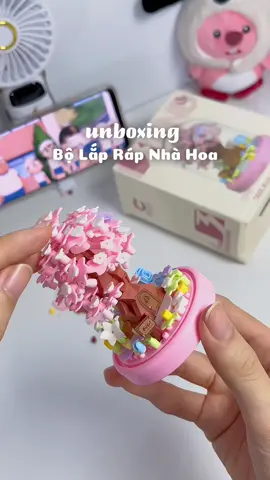 lắp ráp ngôi nhà giấc mơ hồi bé #laprap #xephinh #hoa #nhà #trending 