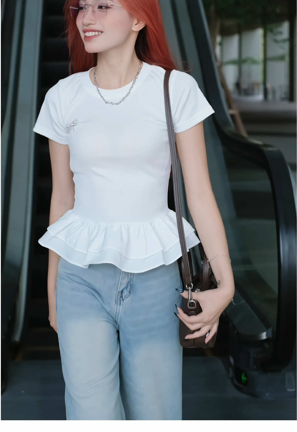 Chiếc áo xinh xinh kèm nơ bling bling #thuchamchi #thoitrang #fashion #xuhuong #trend #trending #OOTD #outfit #fyppppppppppppppppppppppp #phoidoxinh #myoutfit #phoido #aodep 