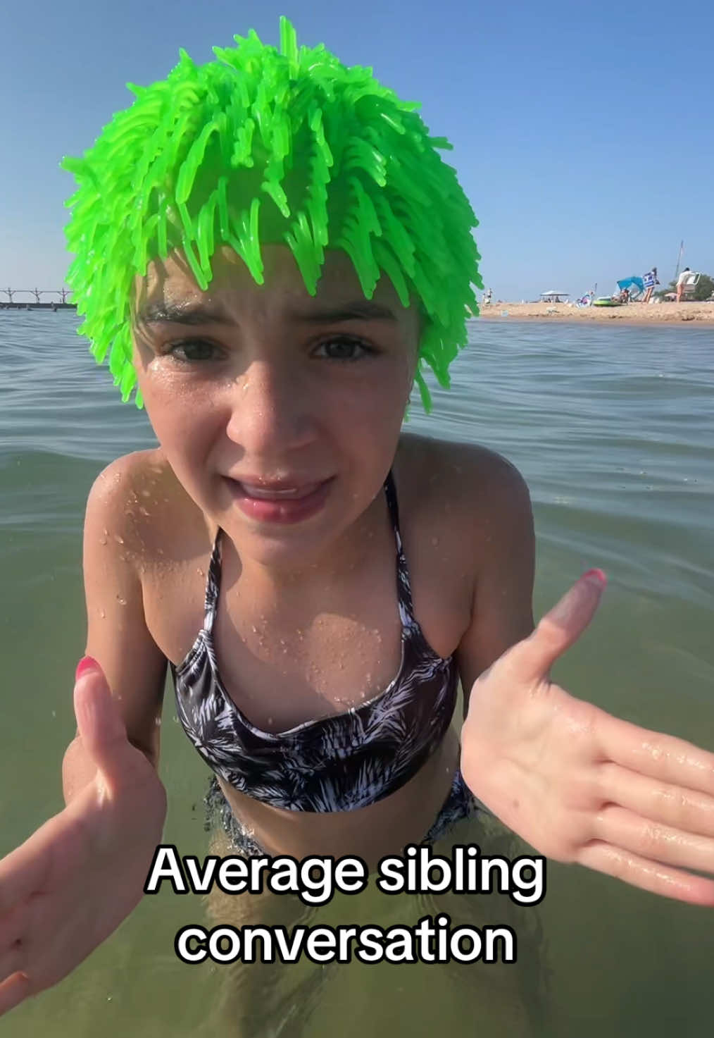 Till the bubbles stop fr. @Journey #thedreadgirls #Siblings #arguements #sisters #Summer #lakemichigan #beachvibes #random #fyp #fypシ #viral #fypシ゚viral 