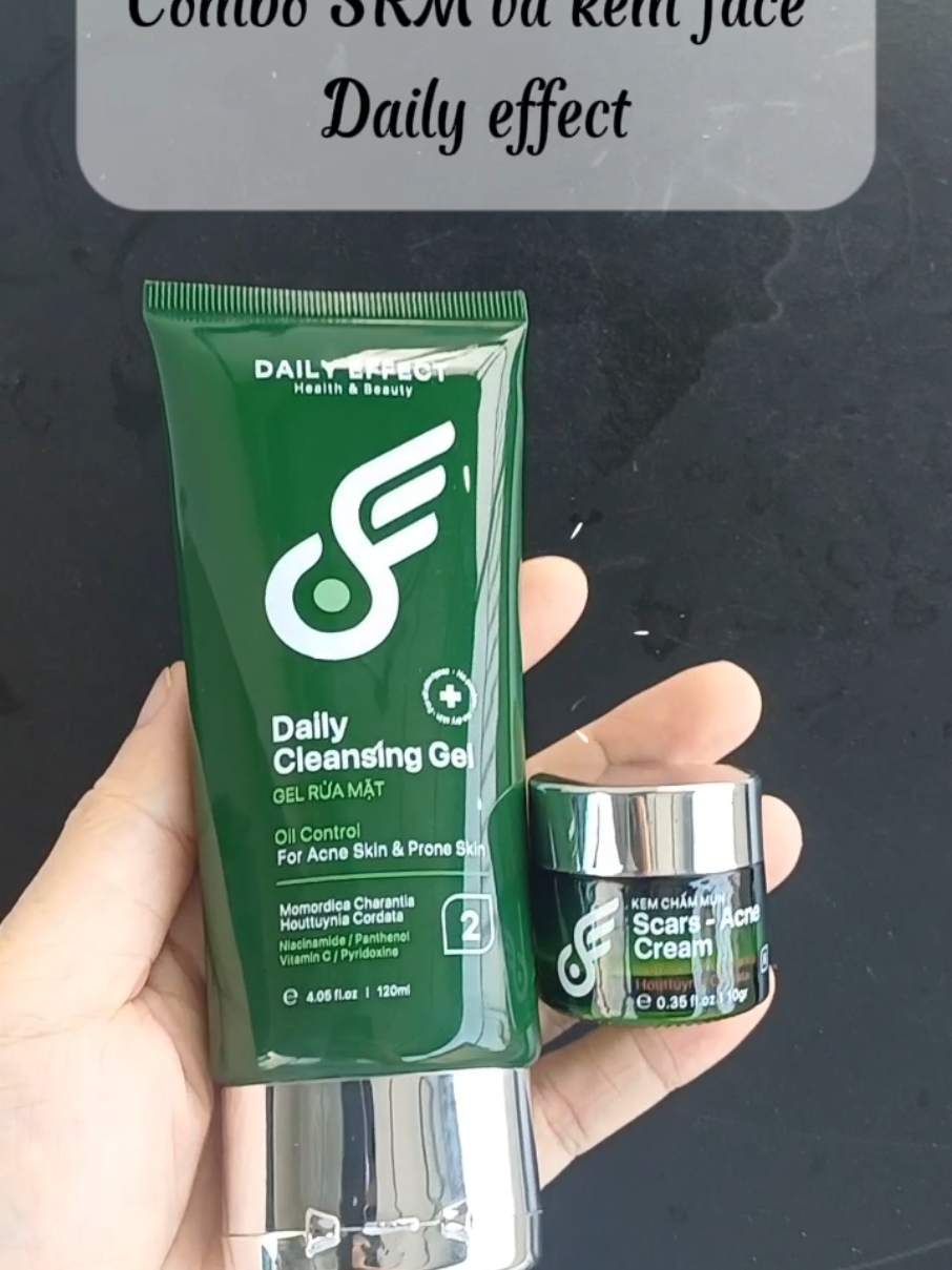 Combo srm kem face Daily effect #xuhuong #viral #myphamchinhhang #dailyeffect #munmonriviu 