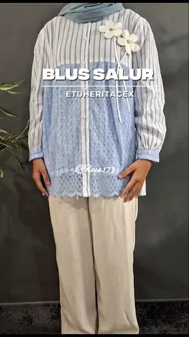 Blouse wanita salur kombinasi brukat cantik yang cocok digunakan informal ataupun formal. Detail jahitannya premium dengan aksen bunga cantik didada. Yuk check keranjang. #blousewanita #blousesalurkombinasibrukat #extuheritage #blouseextuheritage #ootdwithextuheritage #pejuangaffiiliate #caricuan #rezekiberlimpah🤲 #fyppage #fypp #gajiansale #paydaysale #payday #creatorsearchinsights #satukontentiaphari 
