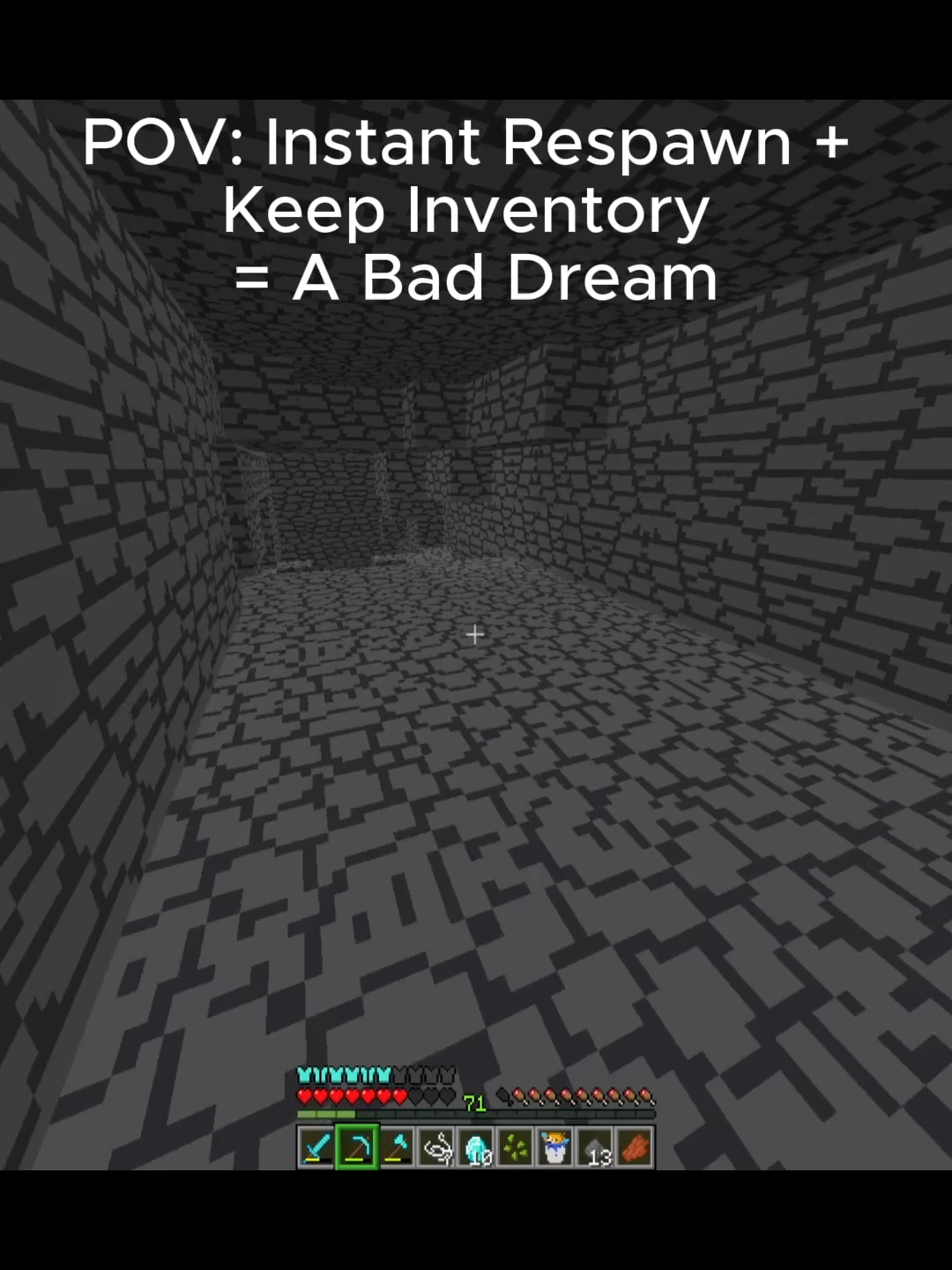 What happened? A dream? #Minecraft #trueprocess #minecraftmemes