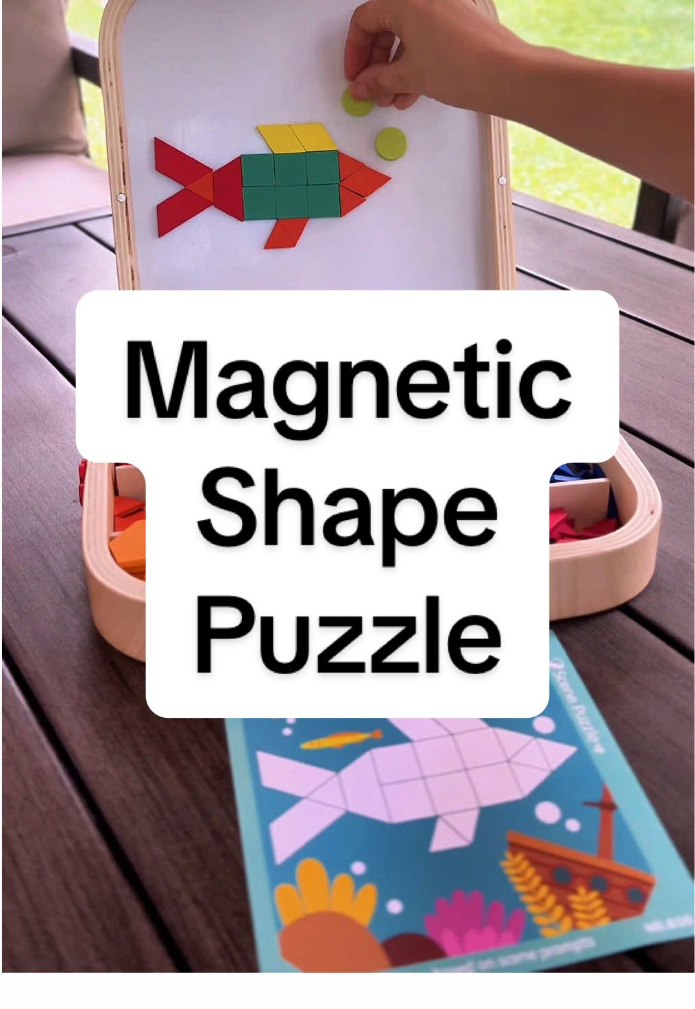 The perfect screen free toy for endless fun! ☀️ @Edutree #montessori #montessoritoys #toddlertoys #preschooltoys #learningthroughplay #momfinds #educationaltoys #daycareprovider #homedaycare #edutreetoys #cognitivetoys #puzzletoys #tangrampuzzle 