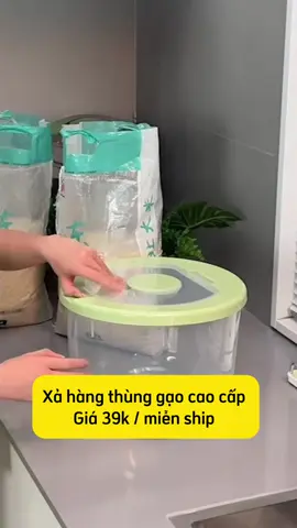 Thùng gạo cao cấp tiện lợi quá #dogiadung #dotienich #xuhuong #xuhuongtiktok 
