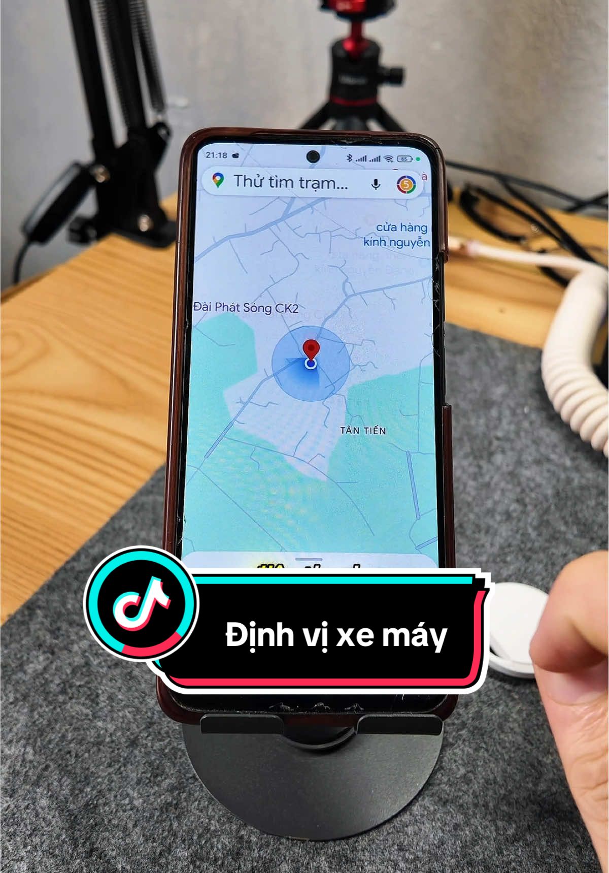 Trả lời @Bài ca kỉ niệm Để cái định vị vào cốp xe cho nó yên tâm các bác ạ  #khanghatay #dinhvixemay #dinhviandroid 