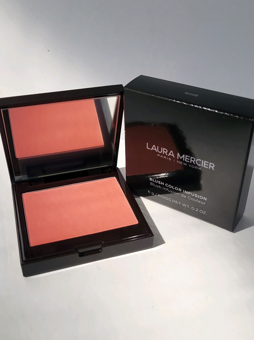 I have been loving this Blush Color Infusion by @Laura Mercier 😍 The texture is silky-smooth, blends easily, and feels weightless on my skin. I love how buildable it is, allowing for a sheer, natural pop of color to a more dramatic look and everything in between. Don't forget to use the Laura Mercier link (in my bio) for a discount on all Laura Mercier products! @lauramercier #SocietyMercier #NaturalBlush #MakeupMustHave #Demure #Cutesy