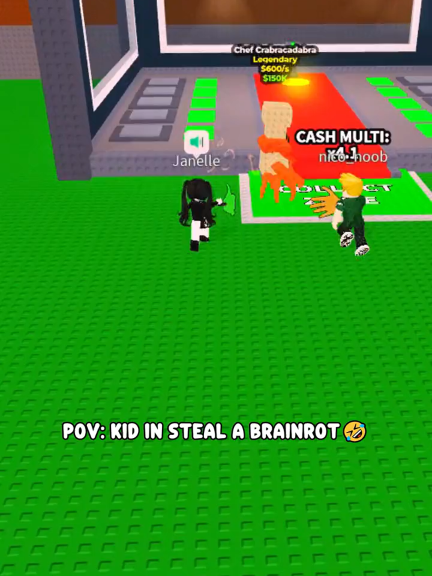 🤣 MADE THIS KID CRY in Steal A Brainrot #roblox #stealabrainrot #foryou