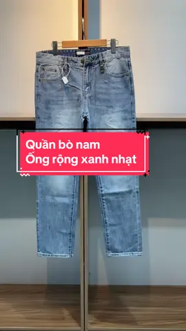 QUẦN JEAN NAM ỐNG RỘNG XANH NHẠT MÀI BẠC Phom rộng thời thượng – chất jean mềm, co giãn, mặc siêu êm! Màu xanh nhạt mài bạc cá tính, tôn dáng – dễ phối đồ cực đỉnh! 📌 Size từ 47–82kg 👉 Mặc đẹp – lên form – chất khỏi bàn! Chốt đơn liền tay kẻo hết! #quanjeannam #quanjeanongsuong #quanjeanongrong #quanboongrong #thoitrangnam #phongcachnam #menstyle #streetwear #outfitnam #muasamonline #jeannam #OOTD #xuhuong #fyp #TikTokFashion