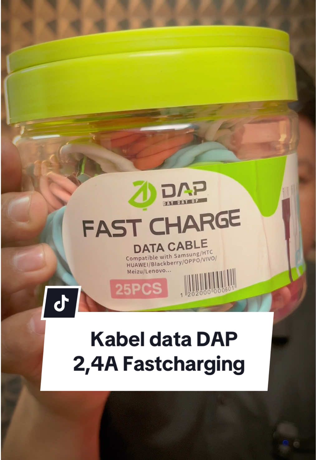 Kabel data DAP 2,4Ampere  isi 25pcs  yg mau beli bisa di co kranjang kuning 😊 #kabeldata #kabelcharger #kabeldatatypec #kabeldataiphone #konter #konterpulsa #konterhandphone #konterhp #paydaysale #wibgajian #cuantanpabatas #gratisongkir 