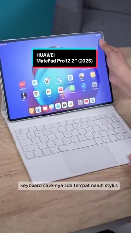 HUAWEI MatePad Pro 12.2” 2025 tablet yang serba bisa , lebih simpel dan ringkes juga dengan keyboard genius. Secara aplikasi juga asik udah bundling dengan wpc office dan go paint. @Huawei Indonesia #HuaweiMatepadPro12