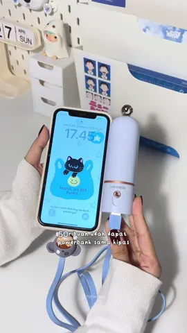 bayar satu buat dapet 2, kapan lagi beli kipas bisa sekaligus dapet powerbank!😲