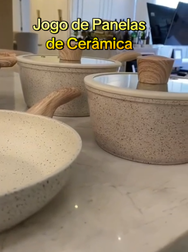 Jogo de Panelas Brinox Antiaderente de Cerâmica #tesourosdadri #tiktokshop #jogodepanelas #panelasdeceramica #oferta 