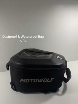 Level up your ride with the Motowolf Universal Tank Bag 🔥 #tankbag #motowolf #motorcycle #motorcycleaccessories #fyp 
