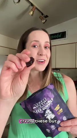Sleep is so important to me!!   @LITTLE DEATH sent me these sleep gummies to try (gifted) and here’s my thoughts after using them for a bit! I don’t know that I necessarily fell asleep faster… but when I do wake up at night which sometimes just happens (thank you stress 😅) I have been able to get back to sleep so without laying there forever. And I wake up in the morning actually feeling rested which is huge for me! I love 💜 that they are gentle, don’t leave me feeling weird, taste delicious and have become part of my nightly routine when I know sleep might be difficult for that night.  Sharing in case your body also loves to go to “fight or flight” at 4 am too!  #littledeath #gifted #sleepgummies #ugccreator #ugc #ugcexample #singlemomlife #littledeathsleepgummies 