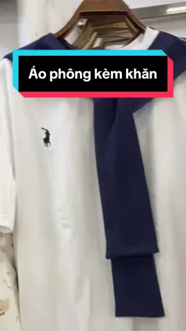 Áo phông nữ from babytee kèm khăn #aophongnu #aophongbabytee #aophongkemkhan #aothunkemkhan 