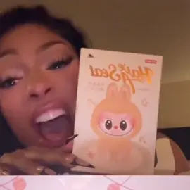 megan thee stallion opening labubus 