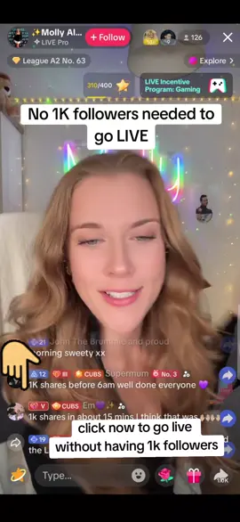 #LIVEIncentiveProgram #LIVEWithLessFollowers #PaidPartnership 