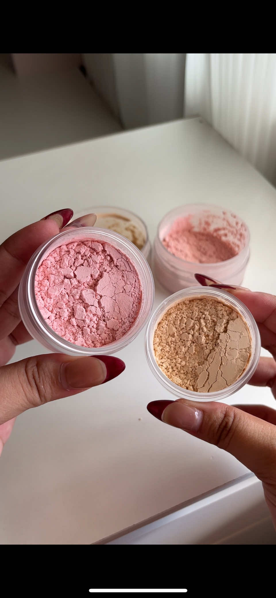 mini loose powder is finally here! @GRWM Cosmetics 💗 —— #grwminis #grwmcosmetics #miniloosepowder #grwmloosepowder #fypage #fyp #viral #affordable #affordablemakeup 