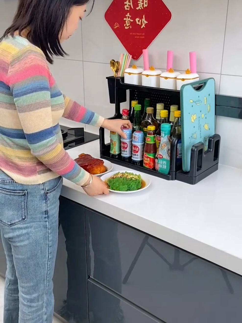 Đồ dunhf trong bếp gọn hơn hẳn #kegiavi #giadungnhabep #dogiadung 