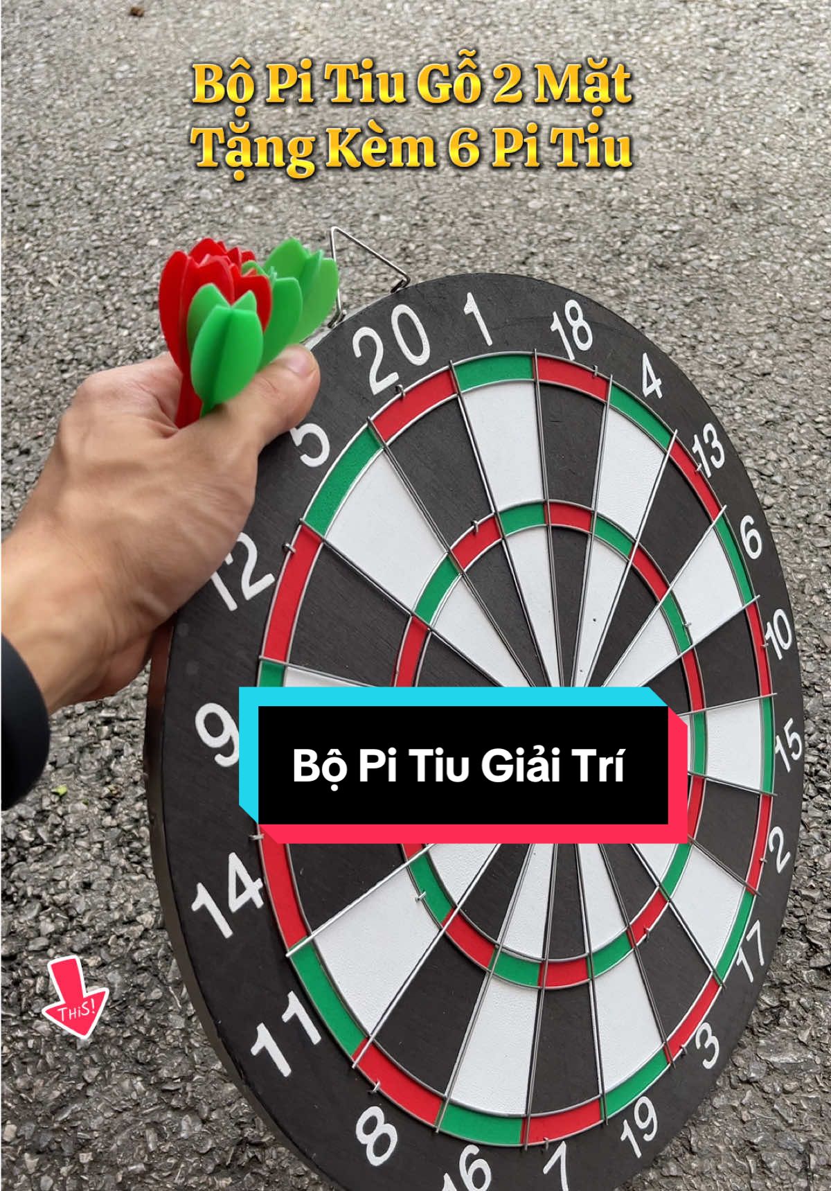 Bộ Pi Tiu Gỗ Giải Trí, Thư Giãn… #akiengiadung #xuhuong #dochoi 