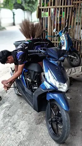 130TU sunmori💙 #fypシ #fyp #zbcxya #kmnracing #beatkarbu #beat130tuneup #130tuneup #beatkarbu130 #130cc #beatjoker 