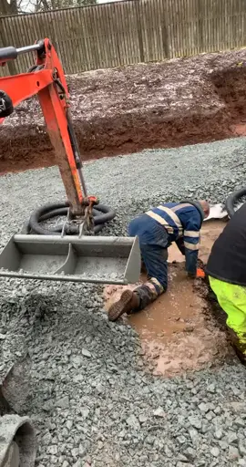 #minidigger #pushedinwater #pushedinwaterbymachine #cold #excavator #funny