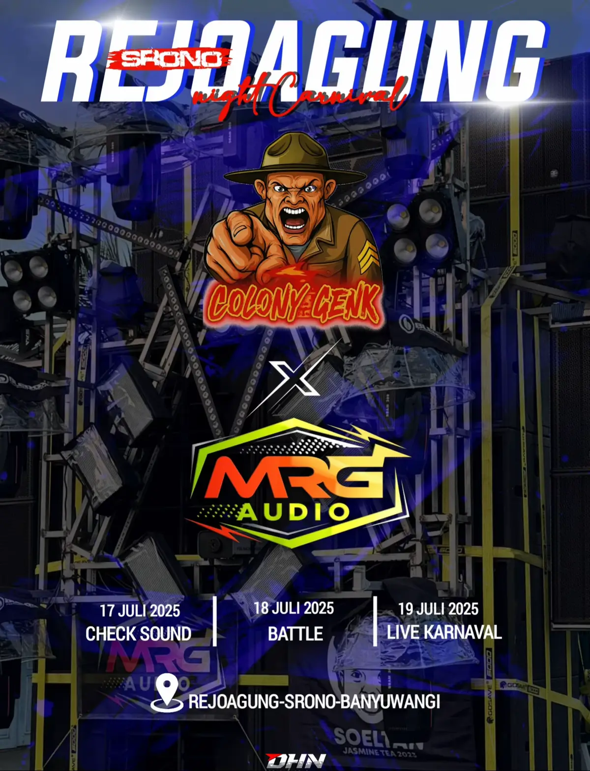 Siapp meluncur ke basecamp @COLONY GENK  Ramaikan bolo #sewasoundkarnaval #sewasoundlocal #soundbanyuwangi #soundviral #sewalightingbanyuwangi #sumbersewusoundofficial #soundhoregjawatimur #mrgaudio #karnavalrejoagung 