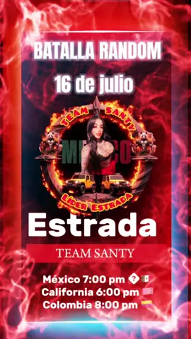 Batalla ramdon este miércoles 16 de julio 7 pm hora México @Iv@n C@$trO✌️🔥🤟 