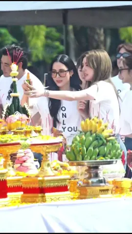 Lễ cúng phim Chỉ Mình Em OnLy You vào sáng hôm nay.sắp có phim coi rồi nha mọi người #lingorm #ormkornnaphat #ออมกรณ์นภัส #linglingkwong #หลิงหลิงคอง 