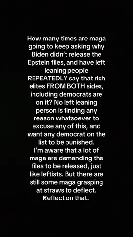 #maga #epstein #leftist #fyp #deflect 