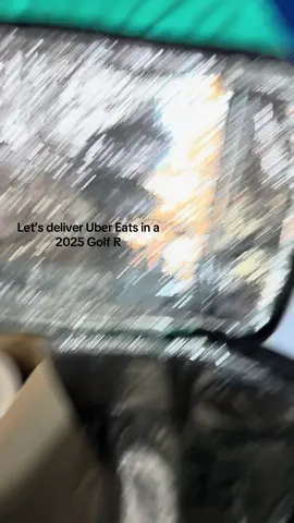 Delivering Uber Eats in a 2025 golf r #FoodTok #FoodLover #deliverydriver #ubereatsdriver #deliveroo #fyp #viral #trendin #fast #money #sidehustle