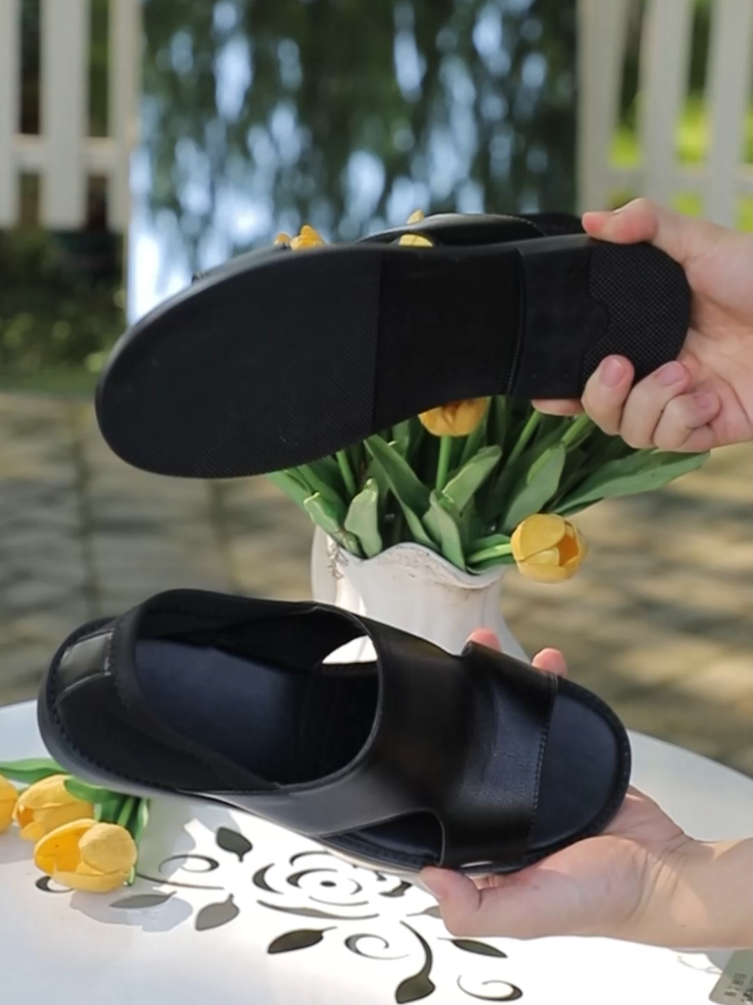 Họp xong thẳng ra biển! Chuyển mode du lịch chỉ 1 giây#PAMATE #menshoes #DIYdep #FlashSale